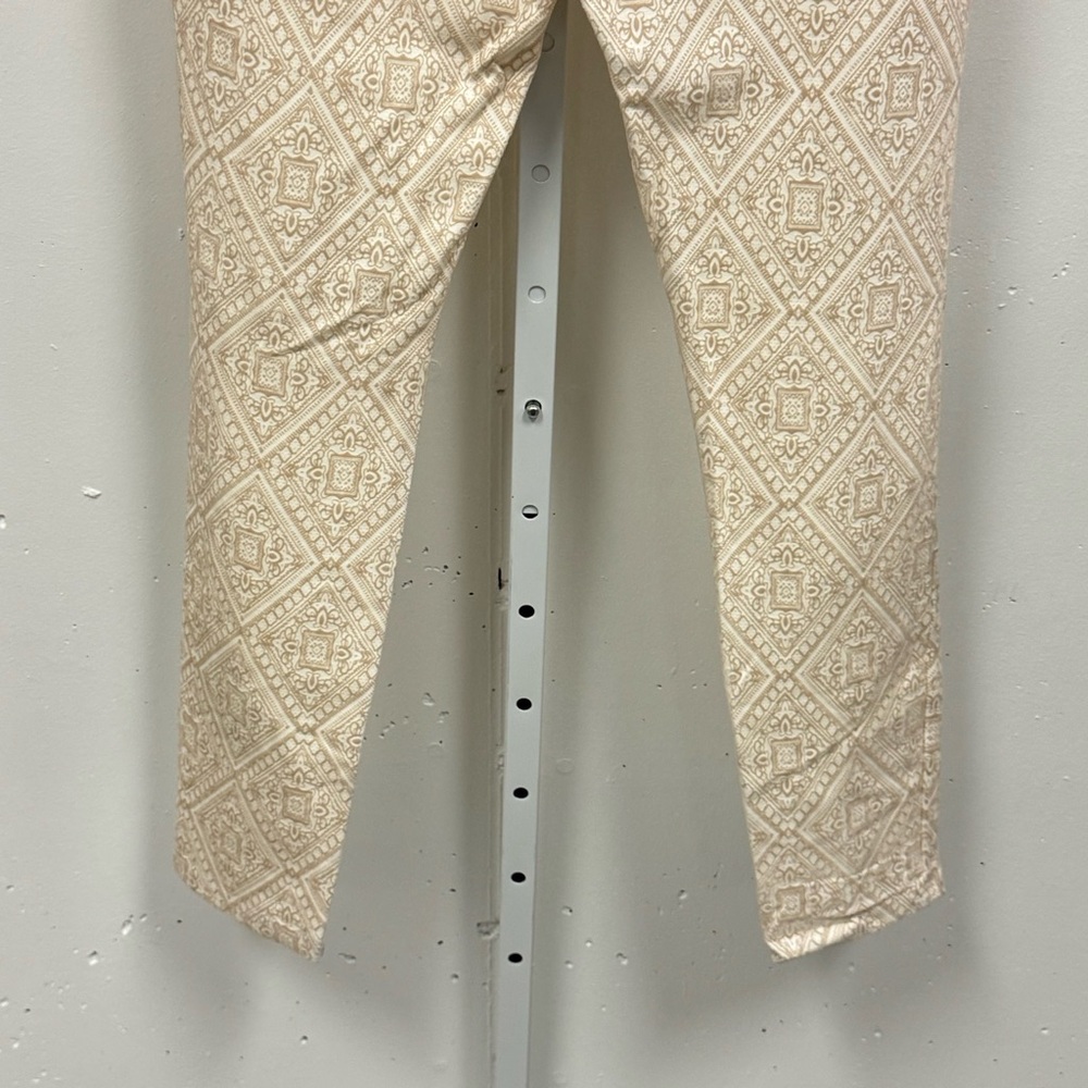 Boutique One 5 One Velour Patterned Pull On Leggings Pants Diamond Print Pull On - Picture 6 of 10
